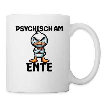 Psychically on the duck - Mug - white - Right