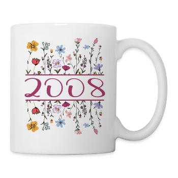 2008 Legendary Since 2008 Birthday 2008 Women - Mug - white - Right