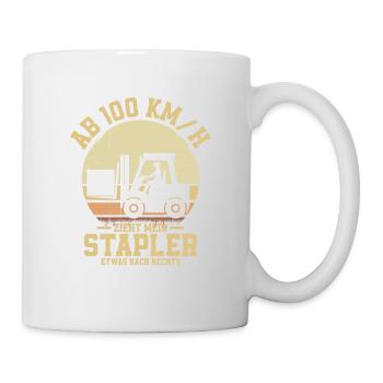 Métier de cariste Forklift Profession - Mug blanc - blanc - Droite