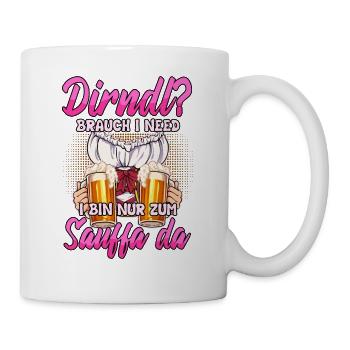 Remplacement de Dirndl - Mug blanc - blanc - Droite