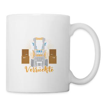 Forklift Driver Forklift License Warehouse - Mug - white - Right