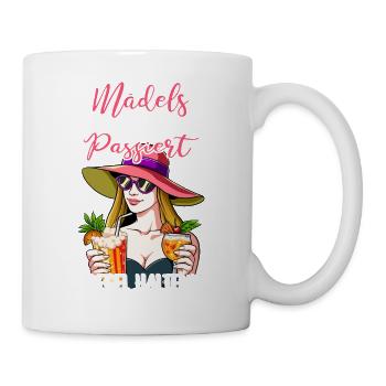 Mädels Egal Was Passiert Pegel Halten - Tasse - Weiß - Rechts