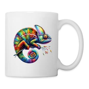 VIBRANT CHAMELEON: NATURE’S ARTFUL MASTERPIECE - Mug - white - Right