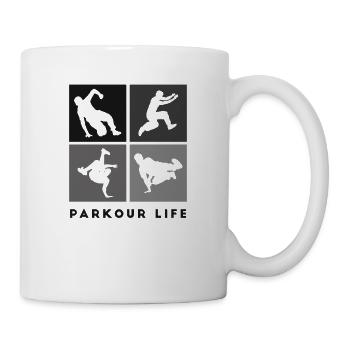 Parkour-Life Freerunning Freerunner - Mug blanc - blanc - Droite