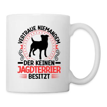 Terrier de chasse Posséder un chien de chasse allemand - Mug blanc - blanc - Droite