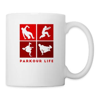 Parkour-Life Freerunning Freerunner - Mug blanc - blanc - Droite