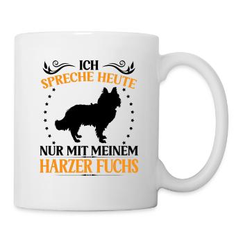 Harzer Fuchs Talk only to Old German Herding Dog - Mug - white - Right