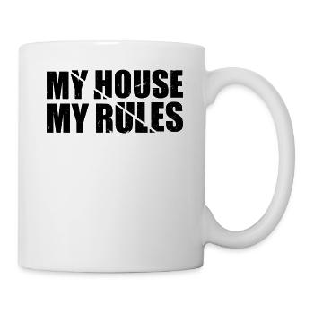 Jardinage - Ma maison, mes règles - Jardinier Paysage - Mug blanc - blanc - Droite