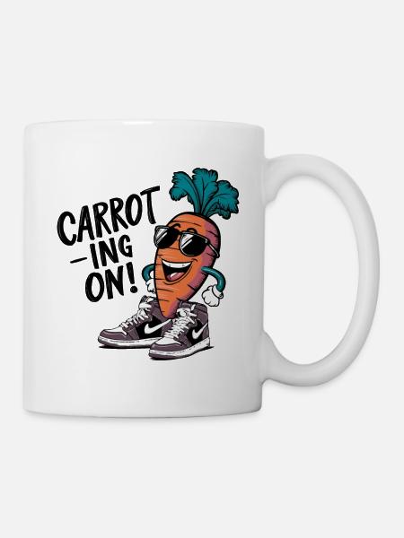 KAROTTE WEITER! - Tasse - Weiß