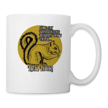 Einige sagen, ich habe ADHS, aber sie tun es nicht unter Wortspiel - Tasse - Weiß - Rechts