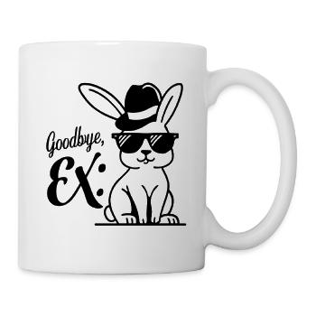 AUF WIEDERSEHEN EX - Tasse - Weiß - Rechts