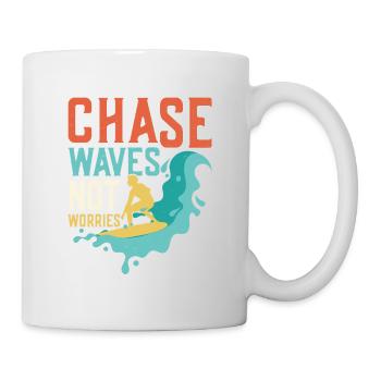 Born To Lift Raised To Elevate Surfing Surfer Surf - Mug - white - Right
