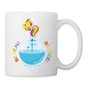 Soyez réaliste ! Être libre! - Mug blanc - blanc - Droite