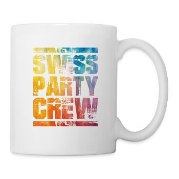 Swiss Party Crew Bunt Schweiz - Mug - white - Right