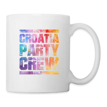 Croatia Party Crew Colorful - Mug - white - Right