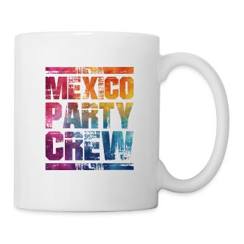 Mexiko Party Crew Bunt - Tasse - Weiß - Rechts
