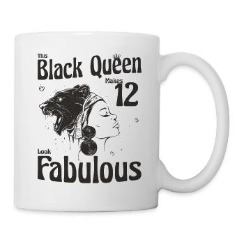 This Black Queen Makes 12 Looks Fabulous - 12th - Mug - white - Right