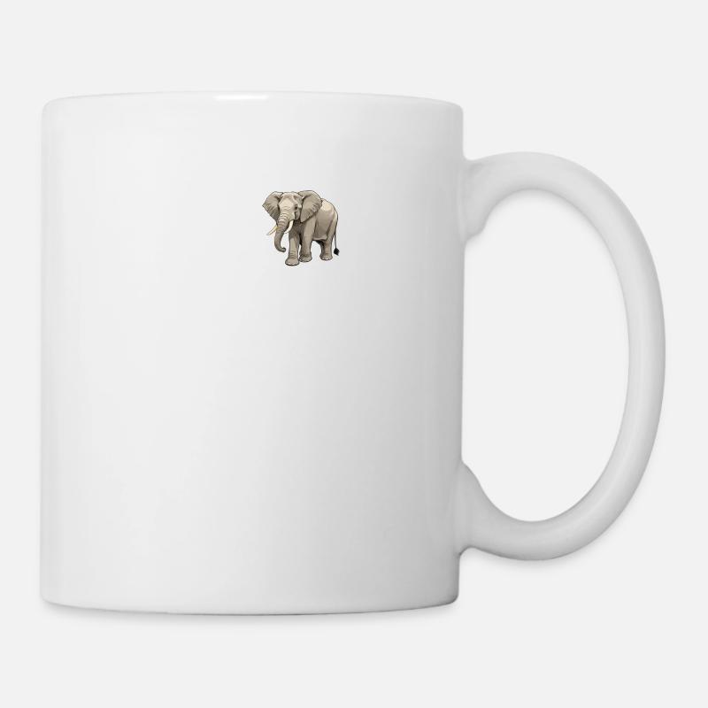 Elefanten Elefant - Tasse - Weiß