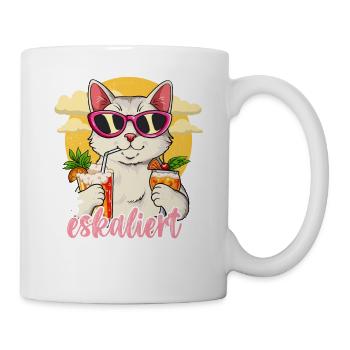 Es Eskaliert Eh - Tasse - Weiß - Rechts