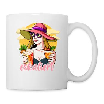Es Eskaliert Eh - Tasse - Weiß - Rechts