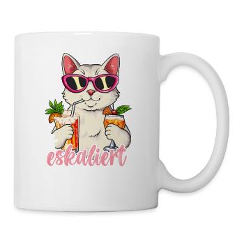 Es Eskaliert Eh - Tasse - Weiß - Rechts
