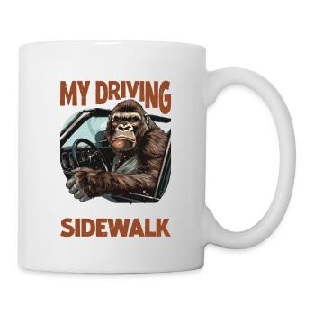 Si vous n’aimez pas ma conduite, restez à l’écart du trottoir 13 - Mug blanc - blanc - Droite
