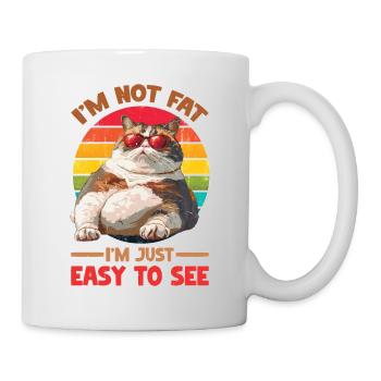 I'm Not Fat, I'm Just Easy To See 61 - Mug - white - Right
