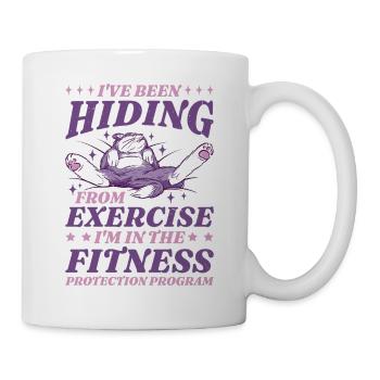 I'm In The Fitness Protection Program 5 - Tasse - Weiß - Rechts