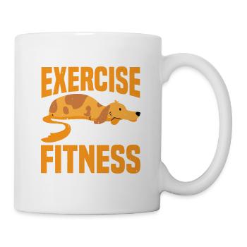 I'm In The Fitness Protection Program 7 - Tasse - Weiß - Rechts