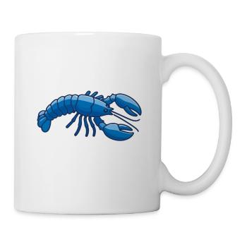 Blue Lobster Funny Saying Incredibly cool Maine - Mug - white - Right