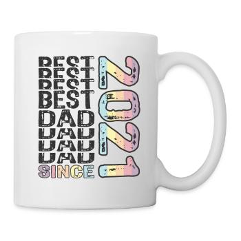 Meilleur papa du monde depuis la fête des pères 2021 - Mug blanc - blanc - Droite