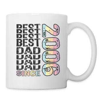 Bester Papa der Welt seit 2006 Vatertag - Tasse - Weiß - Rechts