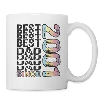 Best dad in the world since 2001 Father's Day - Mug - white - Right