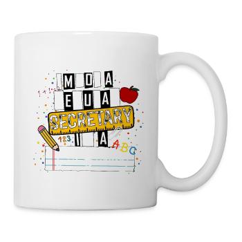 Je ne suis pas une secrétaire régulière, je suis une secrétaire cool F - Mug blanc - blanc - Droite