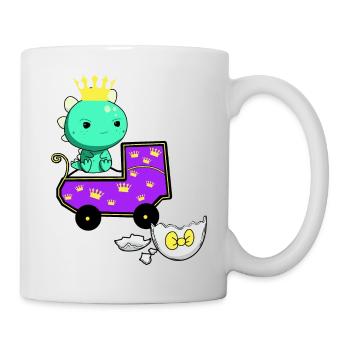 Bébé Dragon Dragon Grossesse Bébé Naissance - Mug blanc - blanc - Droite