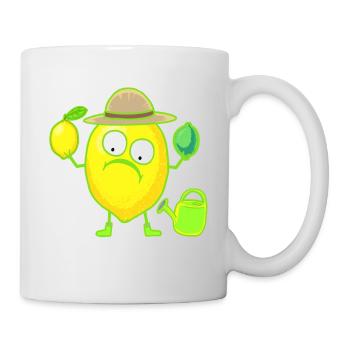 Citron Citron Jardinier Citronnier Jardin Fermier - Mug blanc - blanc - Droite