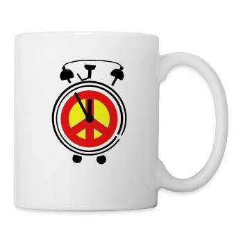 Peace Alarm Clock Peace Peace Symbol Peace - Mug - white - Right