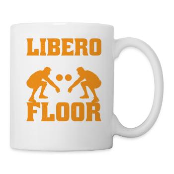 Libero, Nothing Hits The Floor Before Me 7 - Tasse - Weiß - Rechts