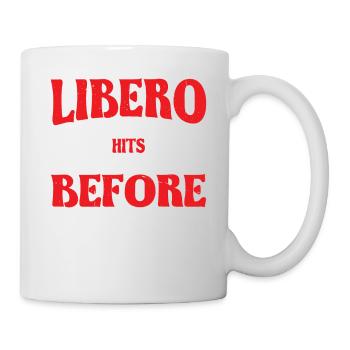 Libero, Nothing Hits The Floor Before Me 6 - Tasse - Weiß - Rechts