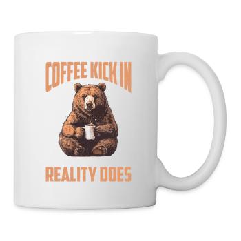 May Your Coffee Kick In Before Reality Does 73 - Mug - white - Right
