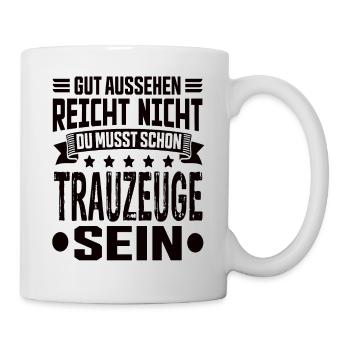 Trauzeuge - Tasse - Weiß - Rechts