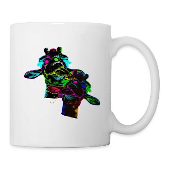 Girafe Safari Girafes Enfants Animaux du zoo d’été - Mug blanc - blanc - Droite