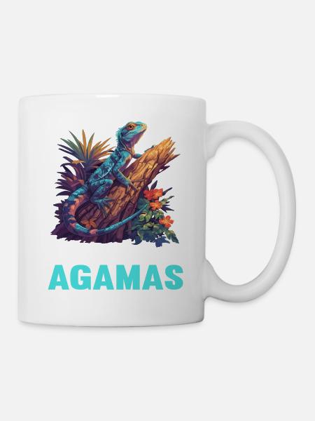 Agamen Agame - Tasse - Weiß