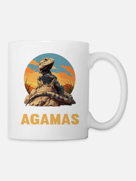 Agamen Agame - Tasse - Weiß