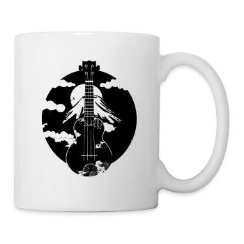 Ukulele Drawing - Mug - white - Right