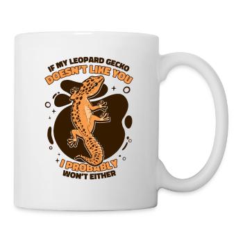 Si mon gecko léopard ne t’aime pas Gekkota - Mug blanc - blanc - Droite