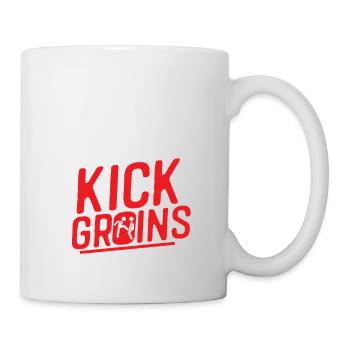 I Don't Kick Ass Kick Groins Training Krav Maga Ma - Mug - white - Right