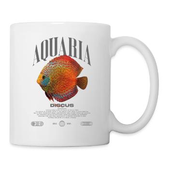 Diskus-Buntbarsch Fish Keeper Moderne Streetwear - Tasse - Weiß - Rechts