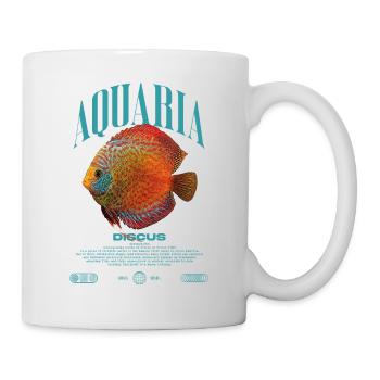Diskus-Buntbarsch Fish Keeper Moderne Streetwear - Tasse - Weiß - Rechts