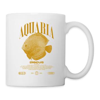 Discus Cichlid Fish Keeper Streetwear moderne - Mug blanc - blanc - Droite